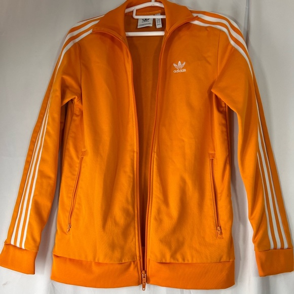 adidas Iriginal Orange Track Jacket (Unisex) Small - Picture 2 of 12